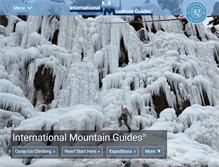 Tablet Screenshot of mountainguides.com